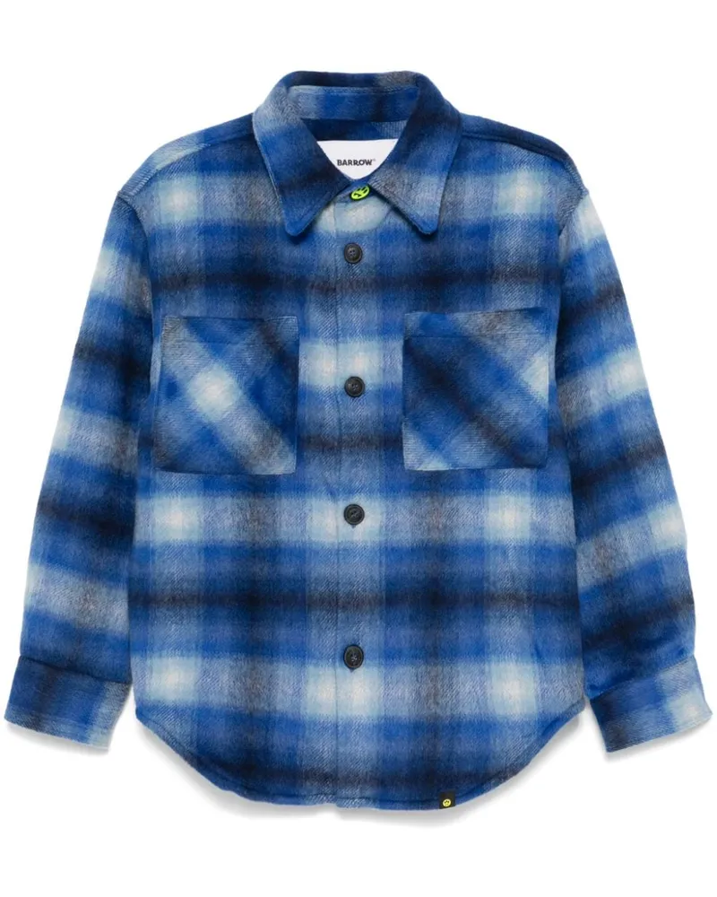 BARROW Kariertes Flanellhemd - Blau Blau
