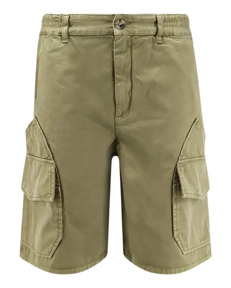 Loewe Cargo-Shorts mit Logo-Patch - Grün Grün