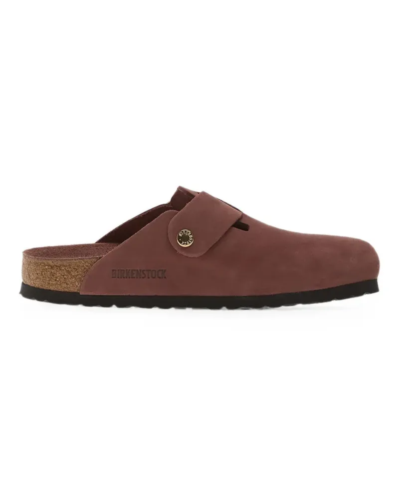 Birkenstock Boston big-buckle mules - Rosa Rosa
