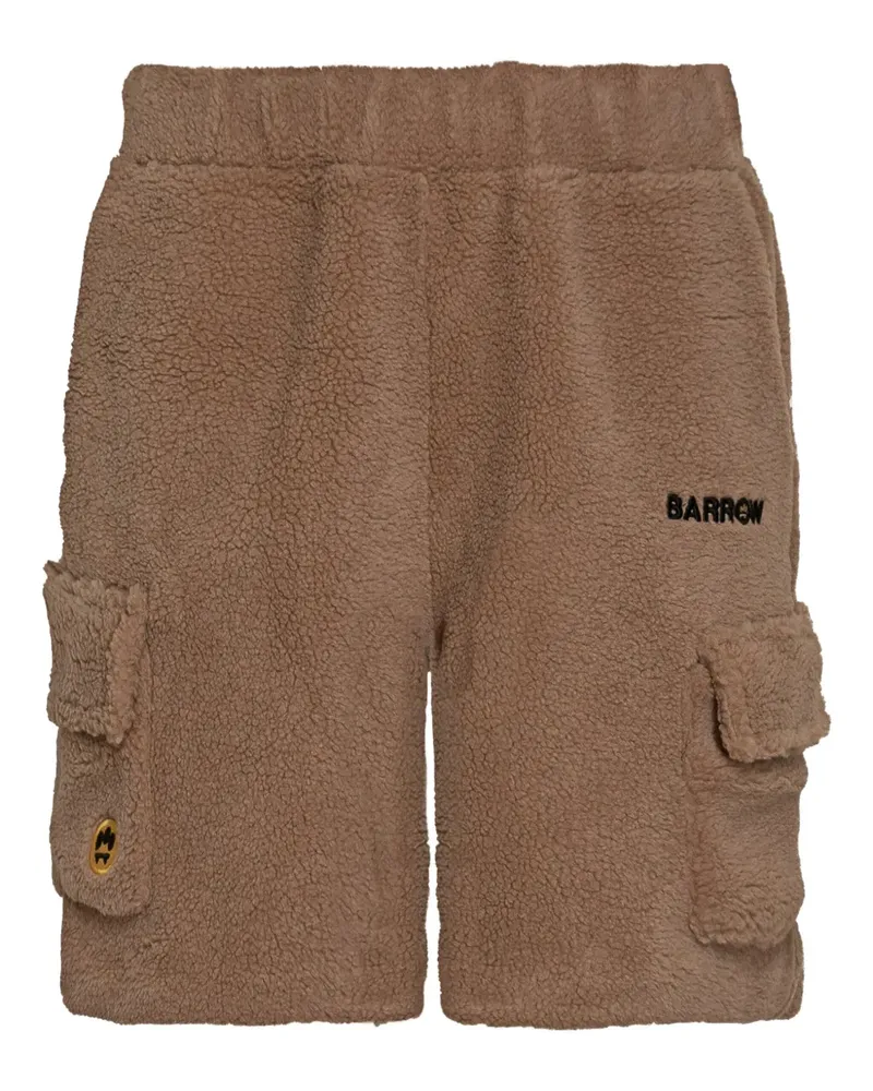 BARROW Cargo-Shorts aus Fleece - Braun Braun