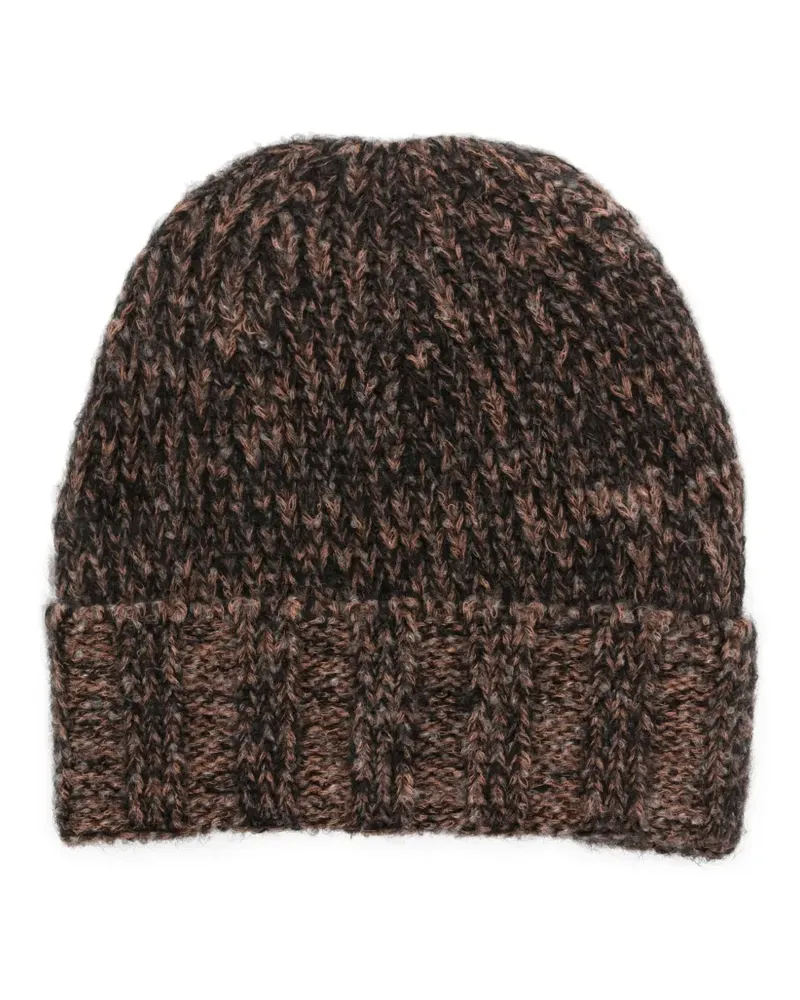 Laneus alpaca-wool beanie - Braun Braun