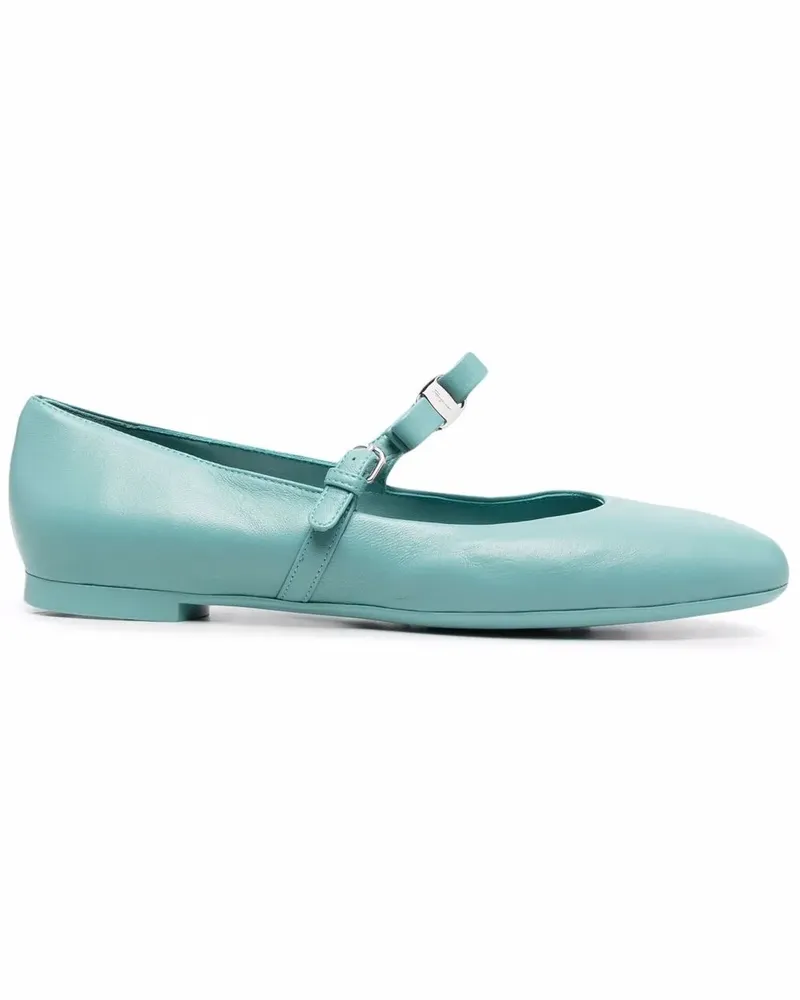 Ferragamo Ballerinas mit Schleife - Blau Blau
