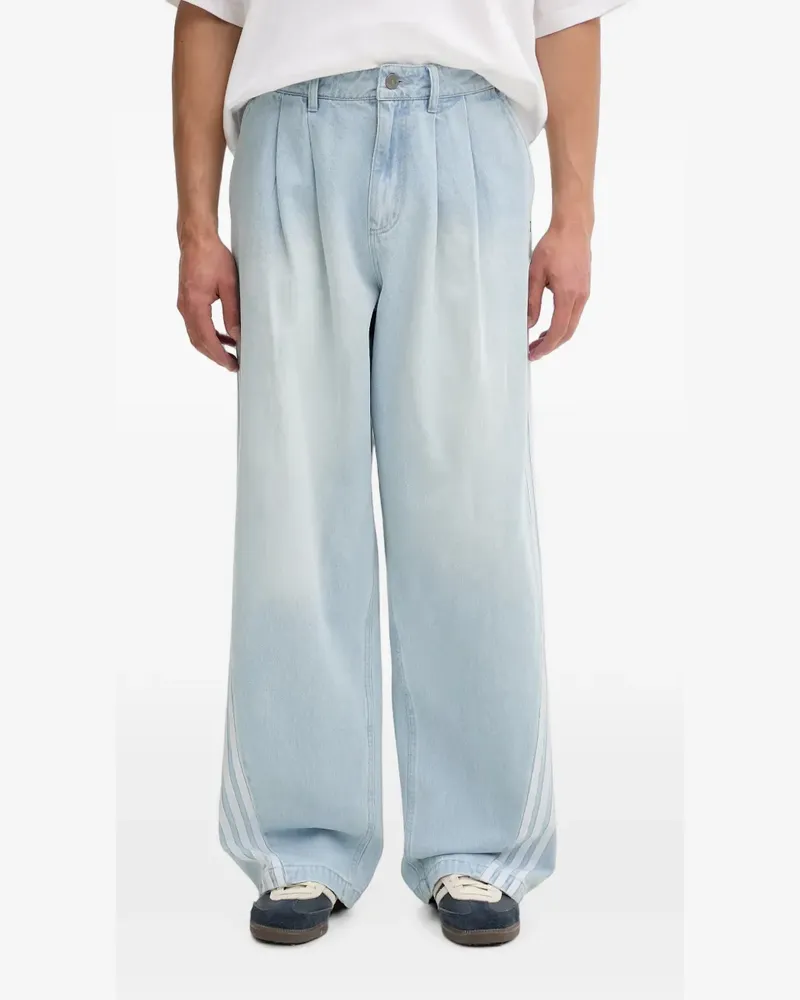 adidas Adilenium Season 5 Jeans mit Falten - Blau Blau