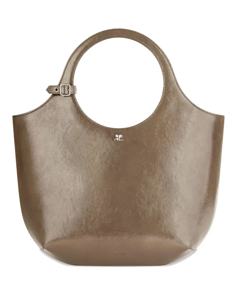 Courrèges Mittelgroßer Holy Tote Bag - Braun Braun