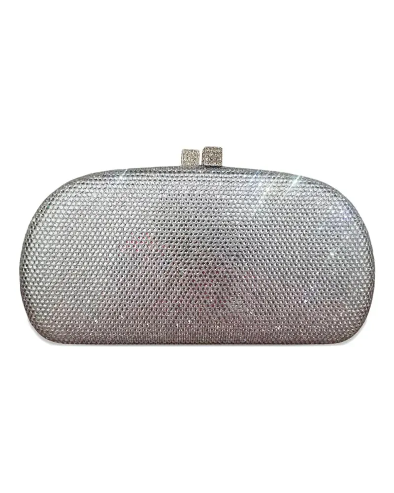 Serpui Crystal Anne Clutch - Silber Silber