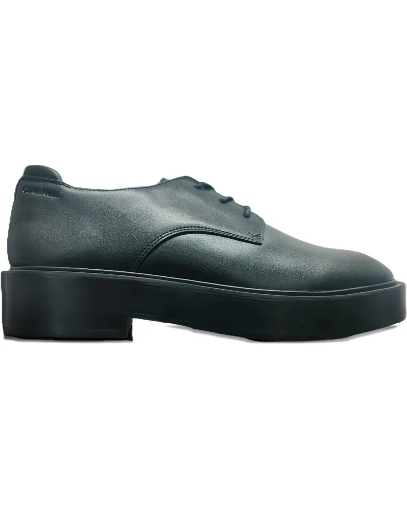 Calvin Klein platform lace-up derby shoes - Schwarz Schwarz