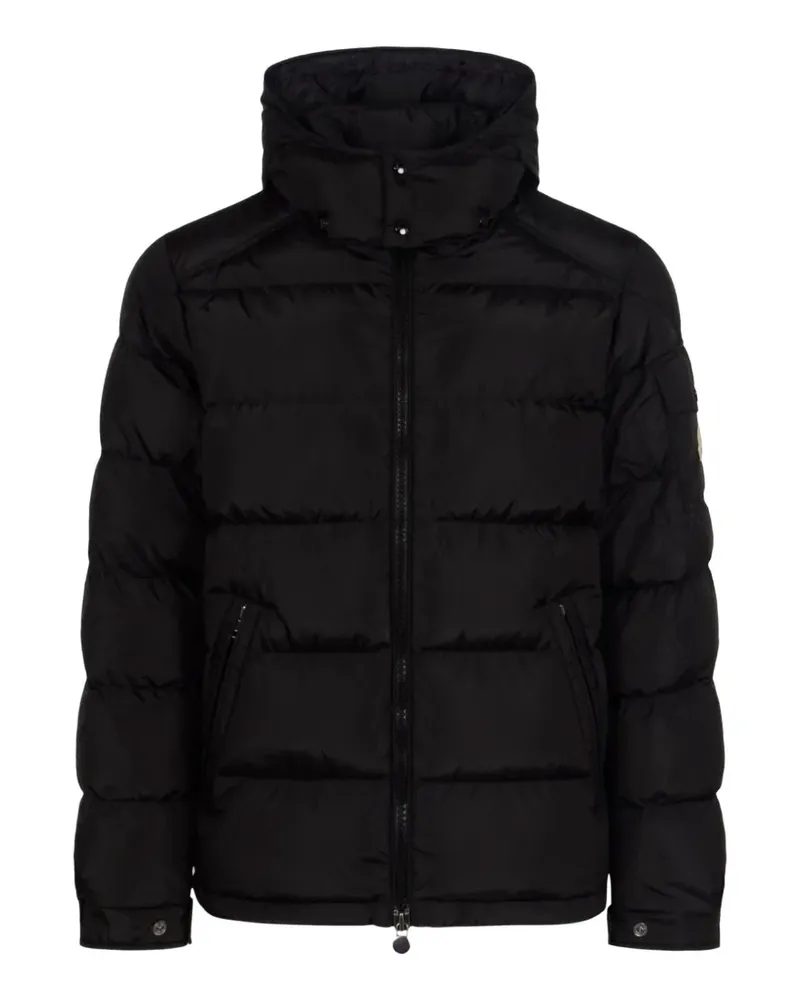 Moncler Gefütterte Kapuzenjacke - Schwarz Schwarz