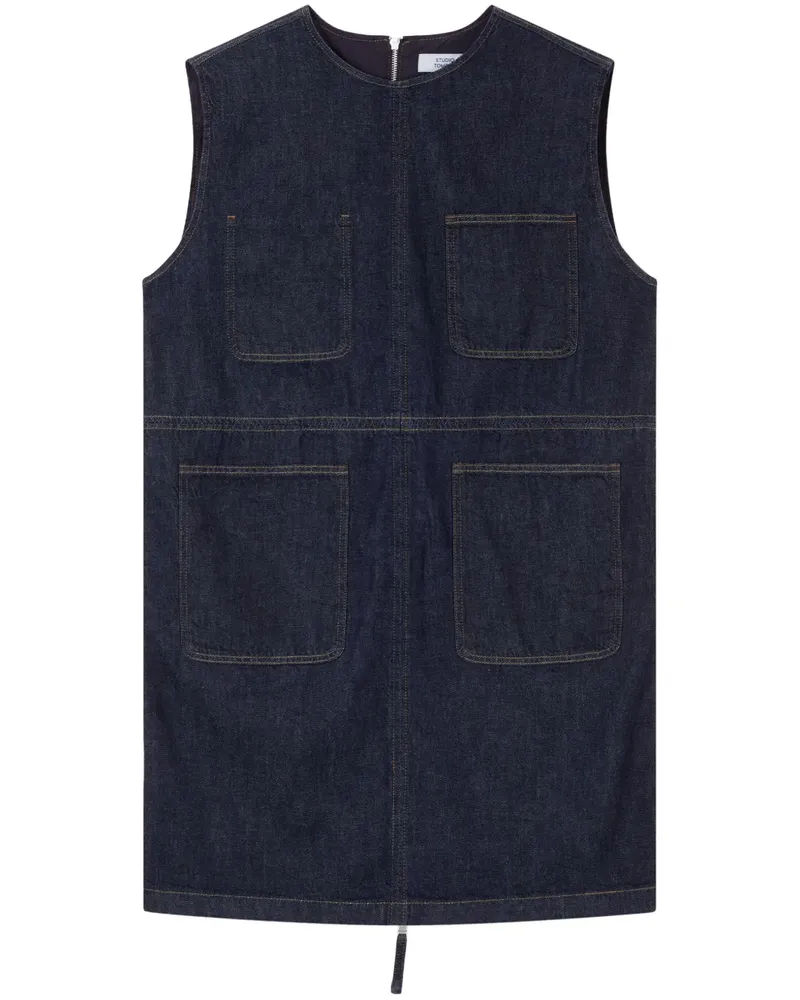 STUDIO TOMBOY Klassisches Jeans-Minikleid - Blau Blau