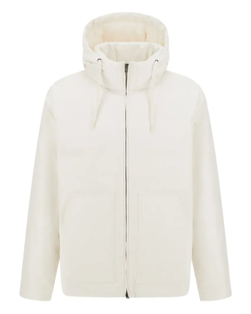 Herno Kapuzenjacke mit Taschen - Weiß Weiß