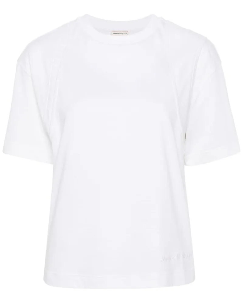 Alexander McQueen Klassisches T-Shirt - Weiß Weiß