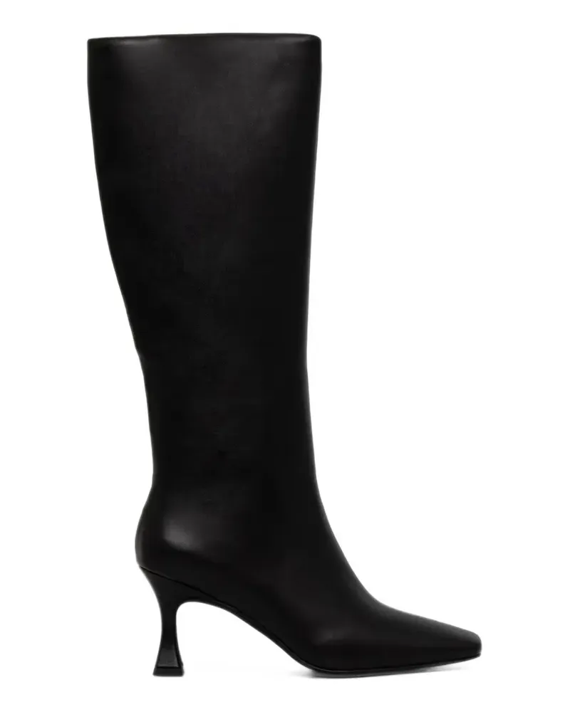 Jeffrey Campbell Check-Mate square-toe boots - Schwarz Schwarz