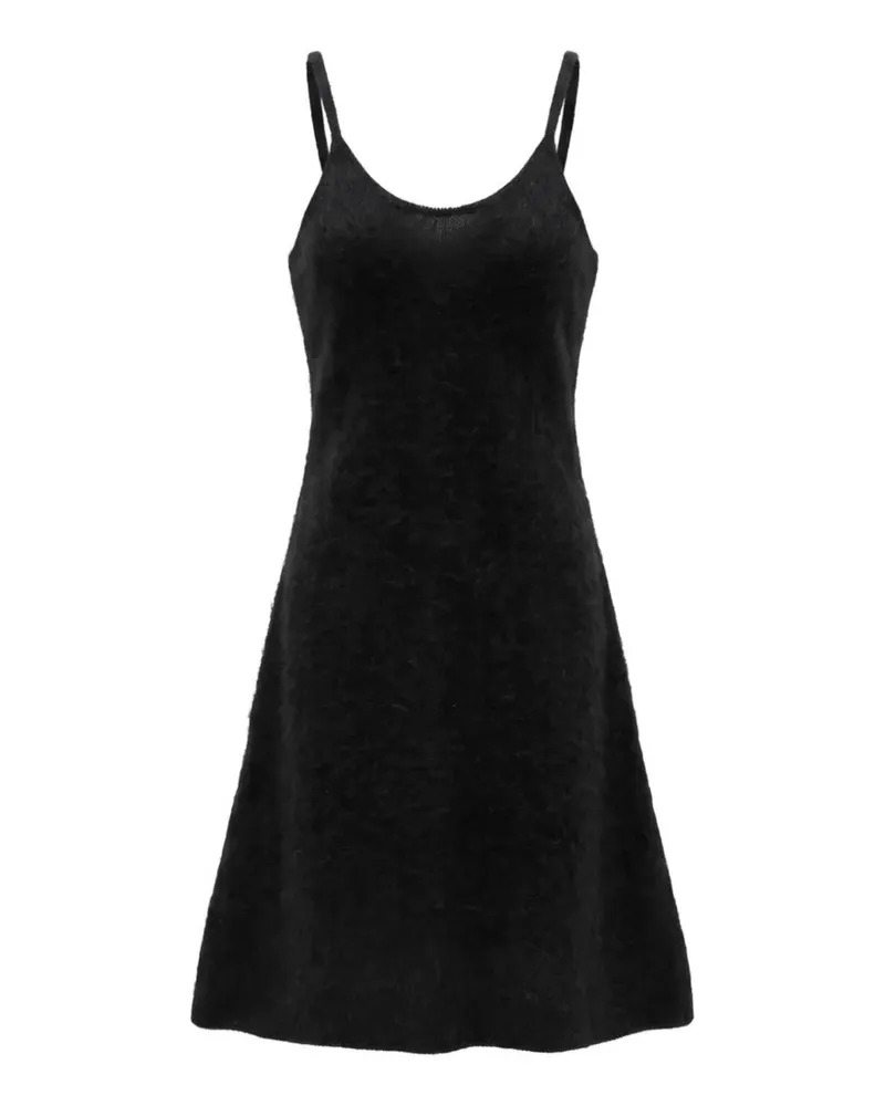 AURALEE knit alpaca-wool mini dress - Schwarz Schwarz