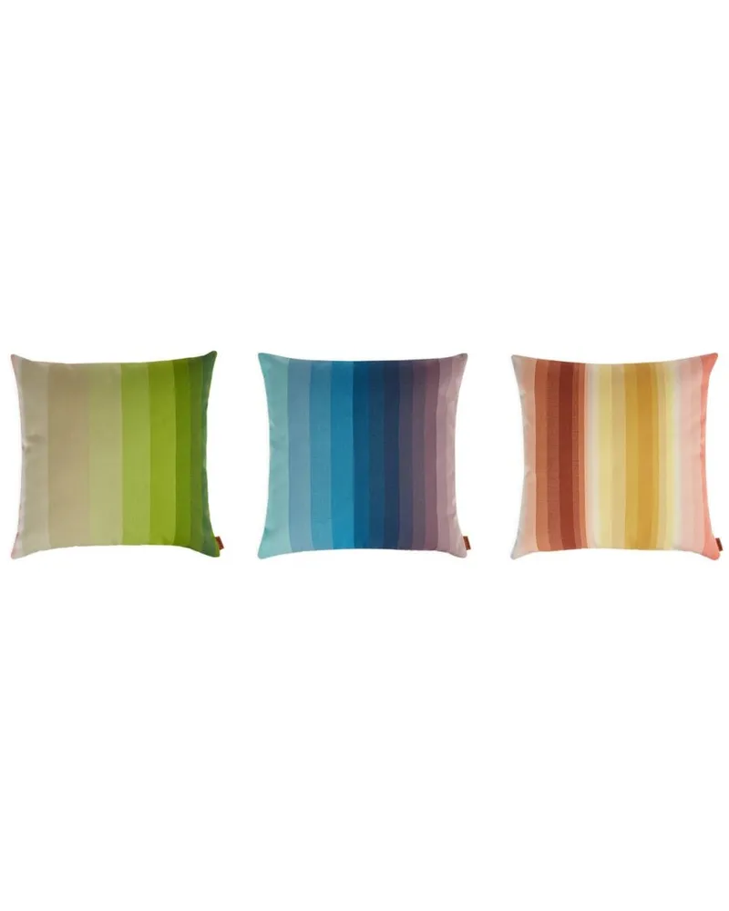 Missoni Home Set aus drei Oceania Kissen - Blau Blau