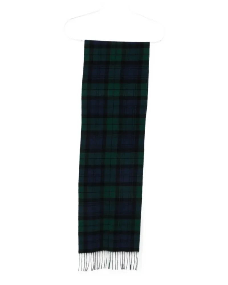 Ralph Lauren tartan-pattern scarf - Blau Blau