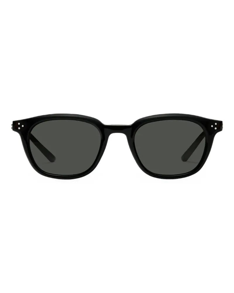 Gentle Monster Eckige Noho 01 Sonnenbrille - Schwarz Schwarz
