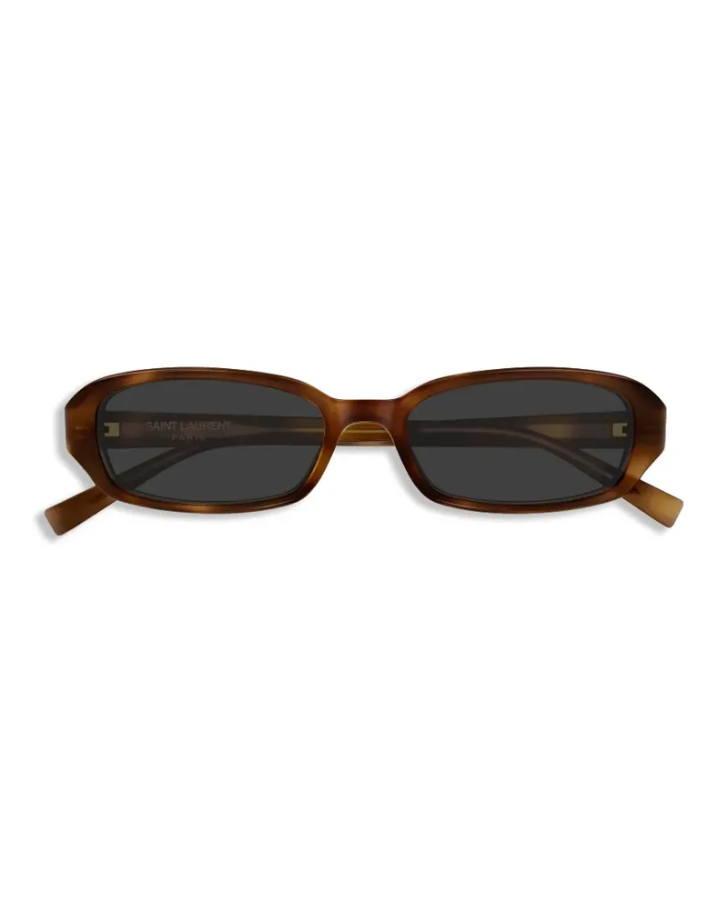 Saint Laurent Schmale Saint Laurent Sonnenbrille - Braun Braun