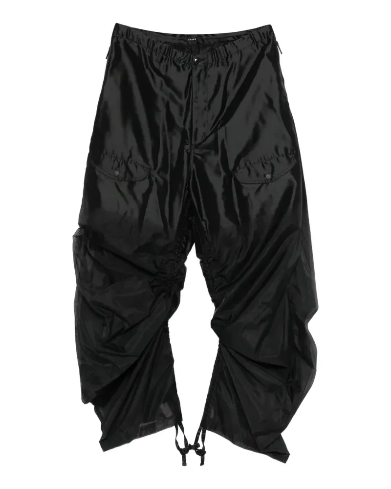 TAAKK cargo drawstring trousers - Schwarz Schwarz
