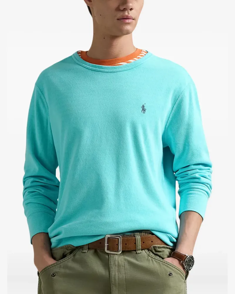 Ralph Lauren Sweatshirt mit Logo-Stickerei - Blau Blau
