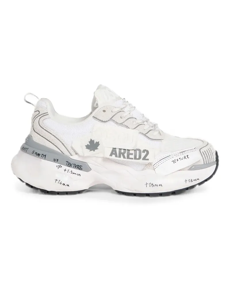 Dsquared2 Faster Sneakers - Weiß Weiß