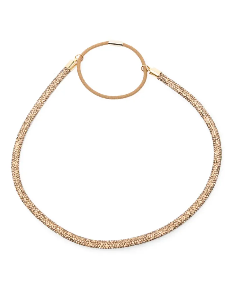 Jennifer Behr Haarband in Schleifenform mit Kristallen - Gold Gold