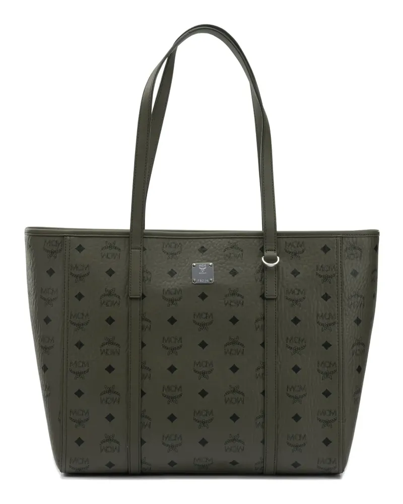 MCM Mittelgroße Toni Tote Bag - Grün Grün