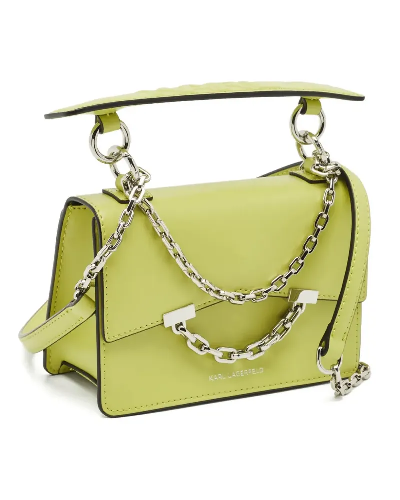Karl Lagerfeld Umhängetasche mit Kettenriemen - Grün Grün