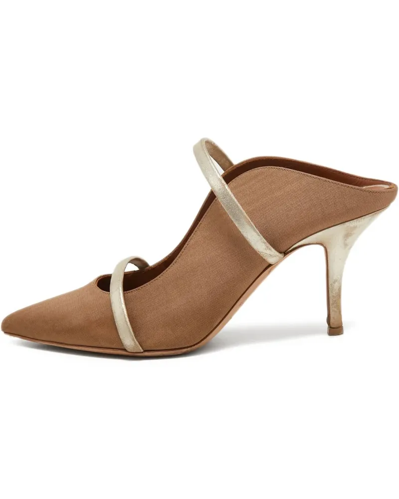 Malone Souliers Pre-owned Maureen Mules mit spitzer Kappe 80mm - Braun Braun