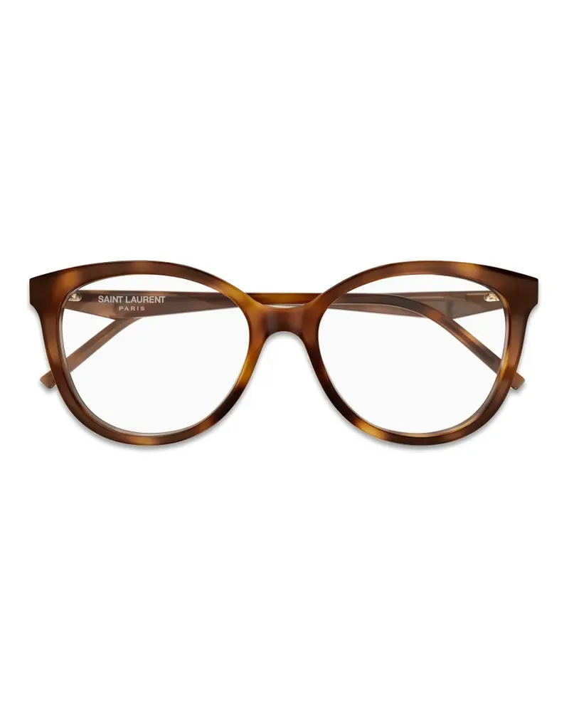 Saint Laurent Cat-Eye-Brille in Schildpattoptik - Braun Braun