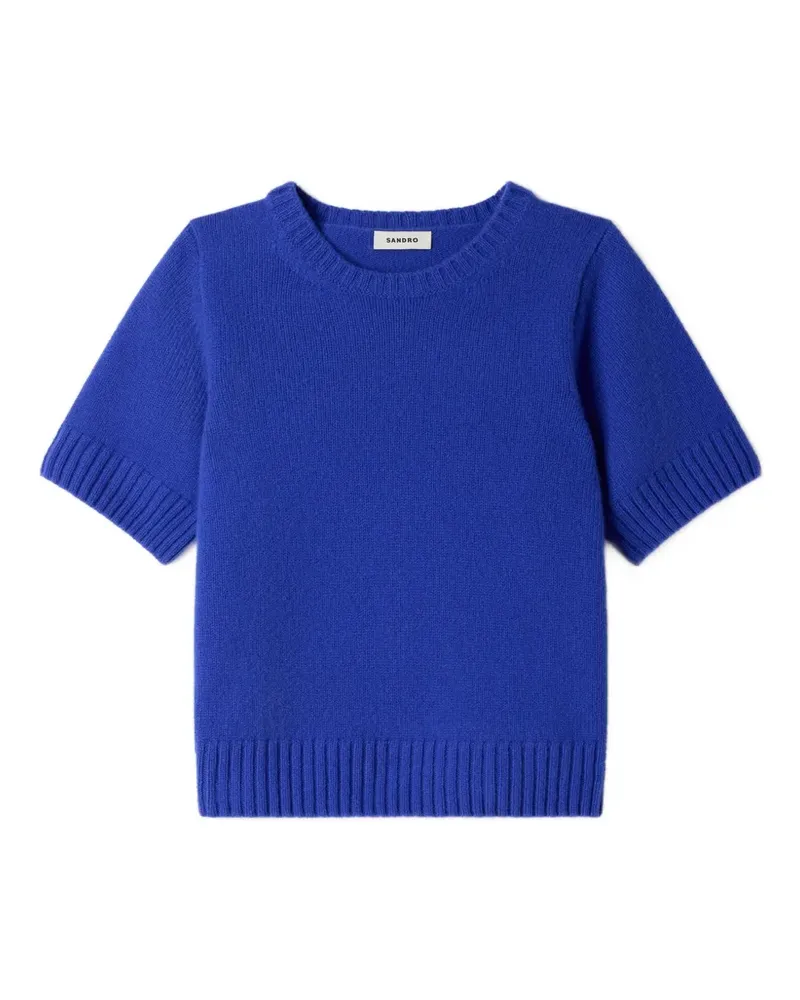 Sandro Klassisches T-Shirt - Blau Blau