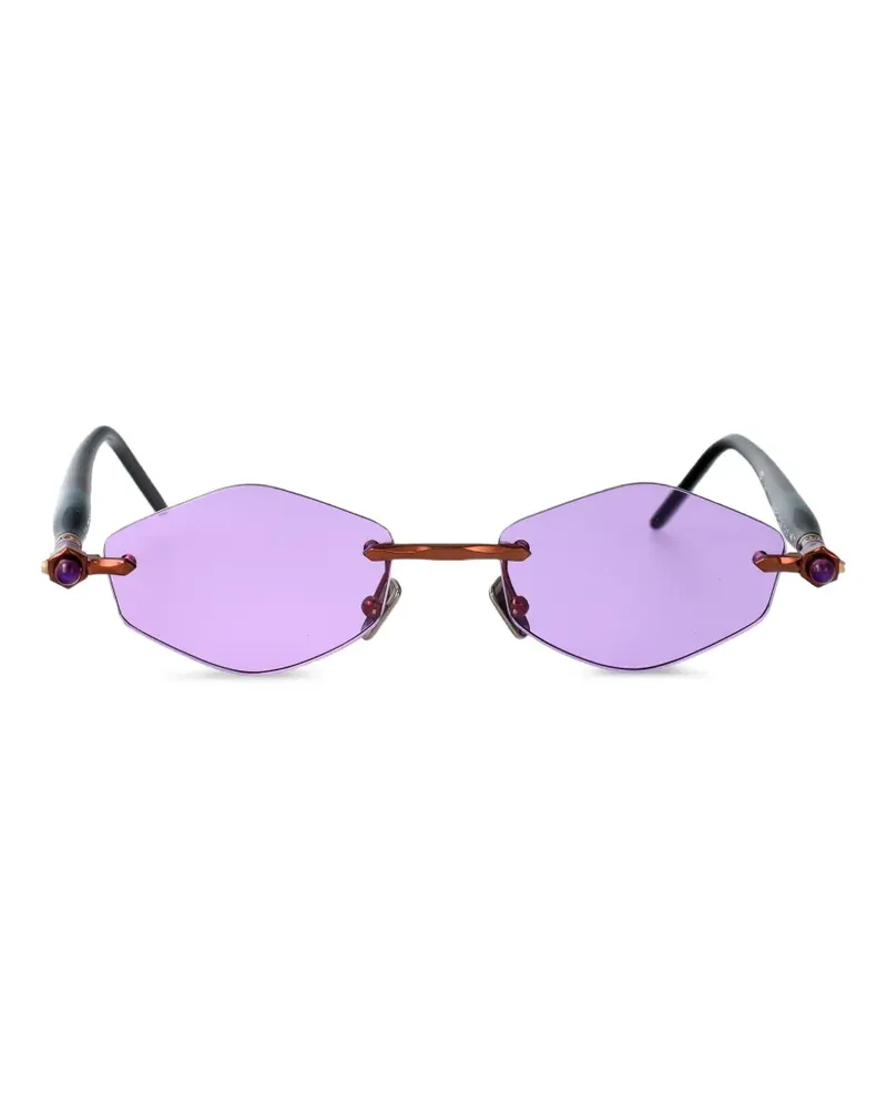 KUBORAUM Maske P60 geometric-frame sunglasses - Violett Violett