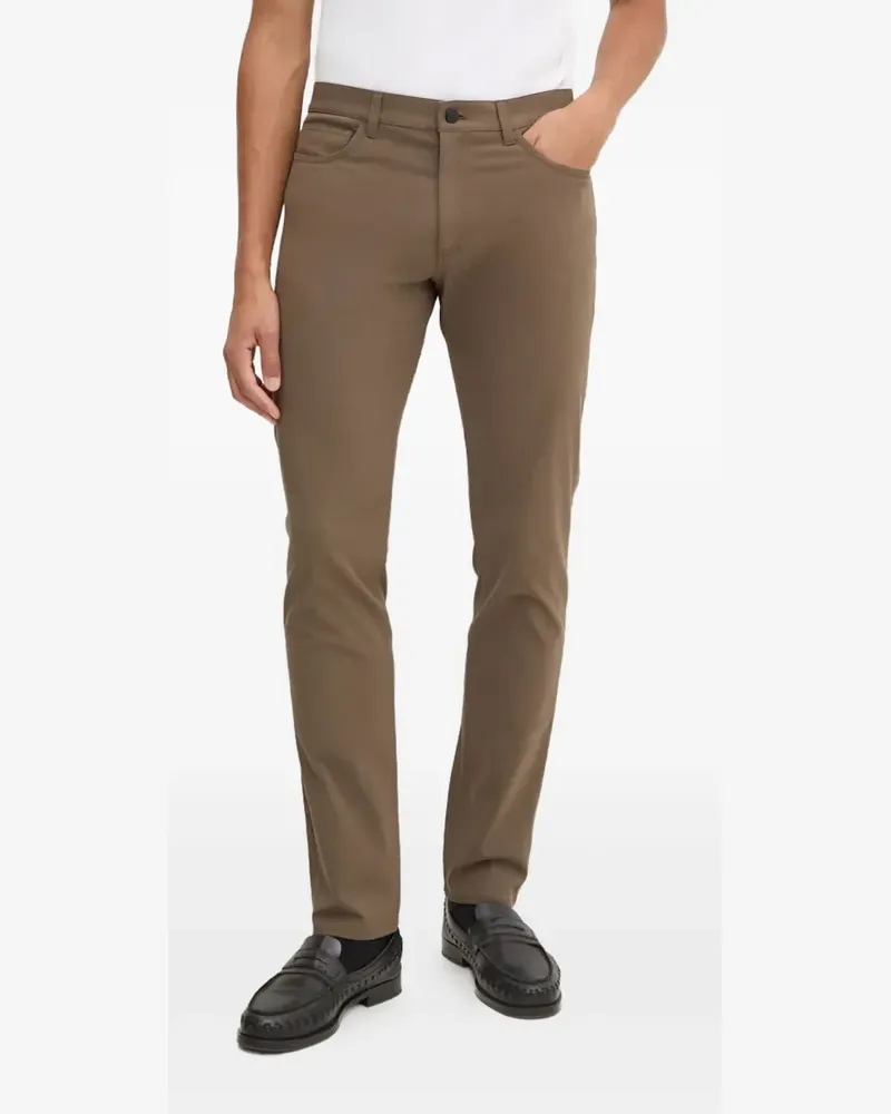 Theory zip-fly five-pocket trousers - Braun Braun