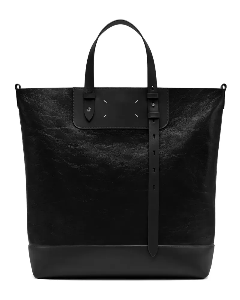 Maison Margiela Shopper mit Schnallenriemen - Schwarz Schwarz