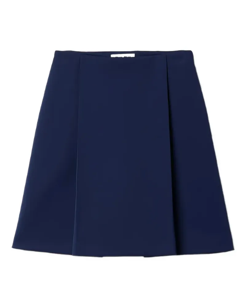 Miu Miu Minirock mit Falten - Blau Blau
