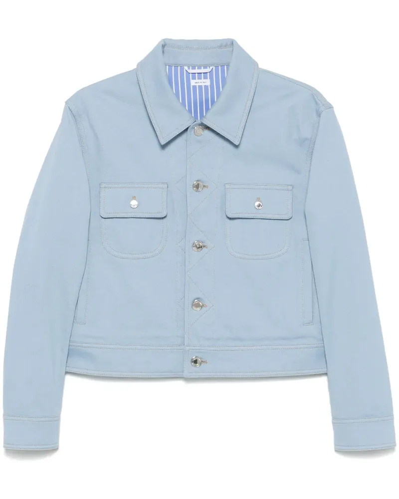 Thom Browne Jacke mit Riemen - Blau Blau