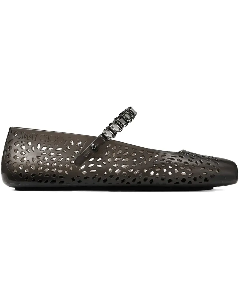 Jimmy Choo Jelly Ballerinas - Schwarz Schwarz