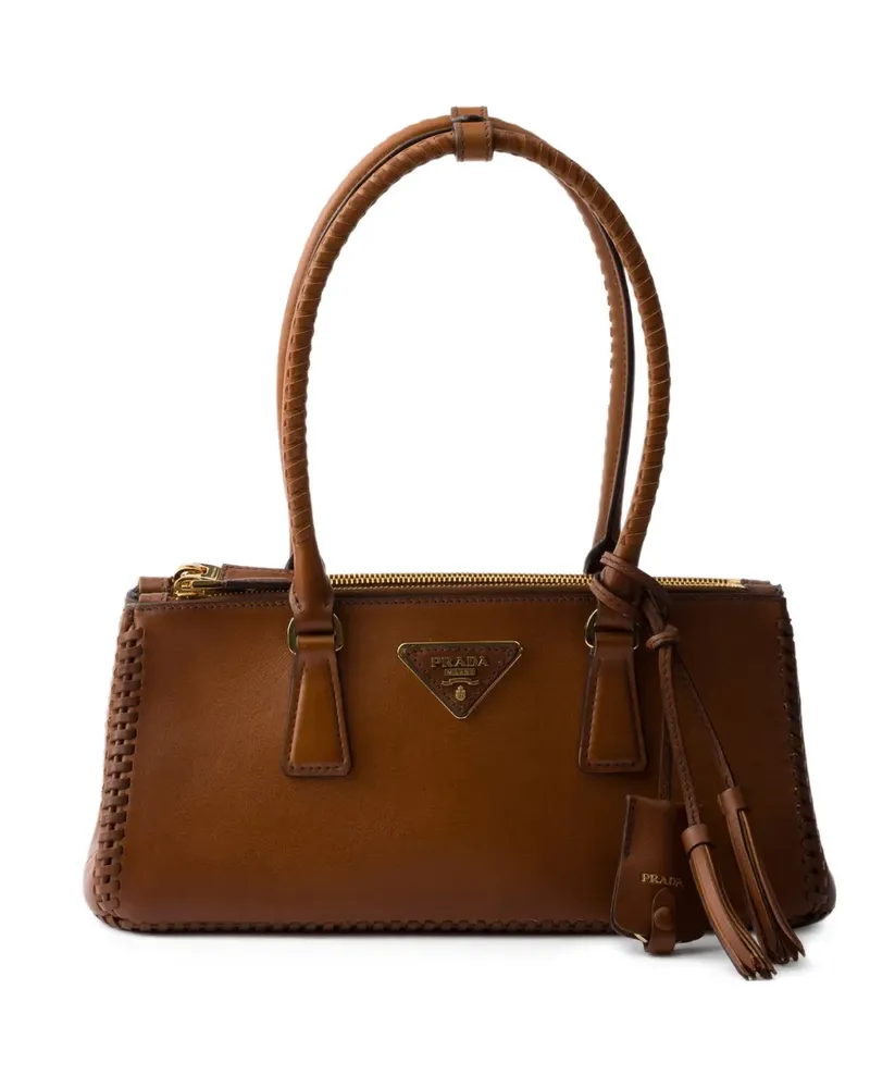 Prada Galleria medium leather bag - Braun Braun