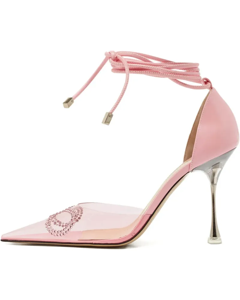 Mach & Mach Pumps mit Strass 100mm - Rosa Rosa