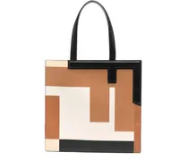 Mittelgroße Flip Handtasche - Nude