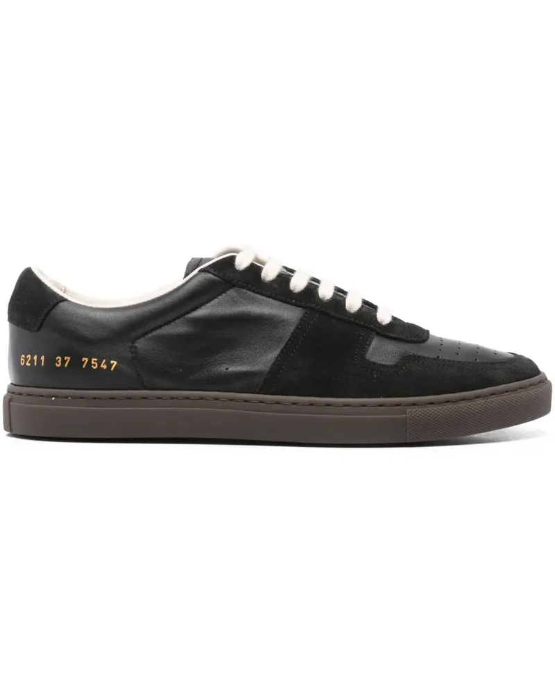 Common Projects Sneakers mit Einsätzen - Schwarz Schwarz