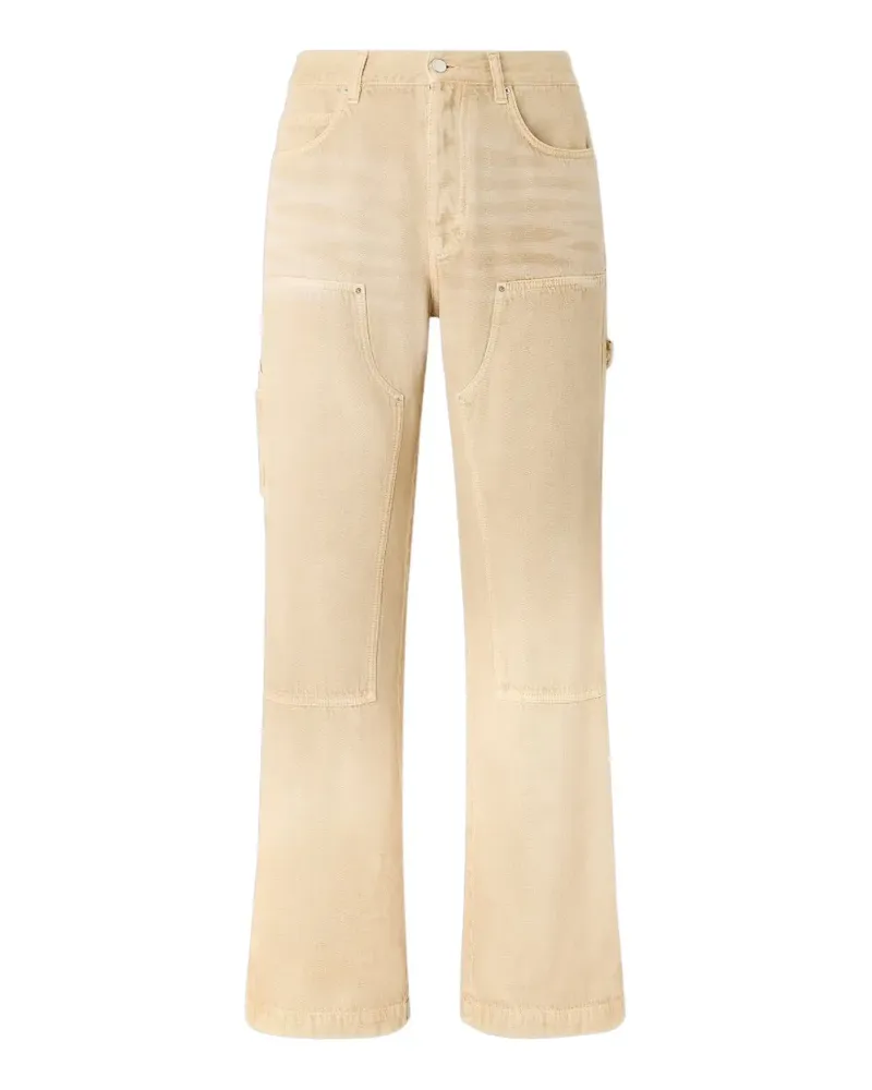 Amiri Jeans mit geradem Bein - Nude Nude