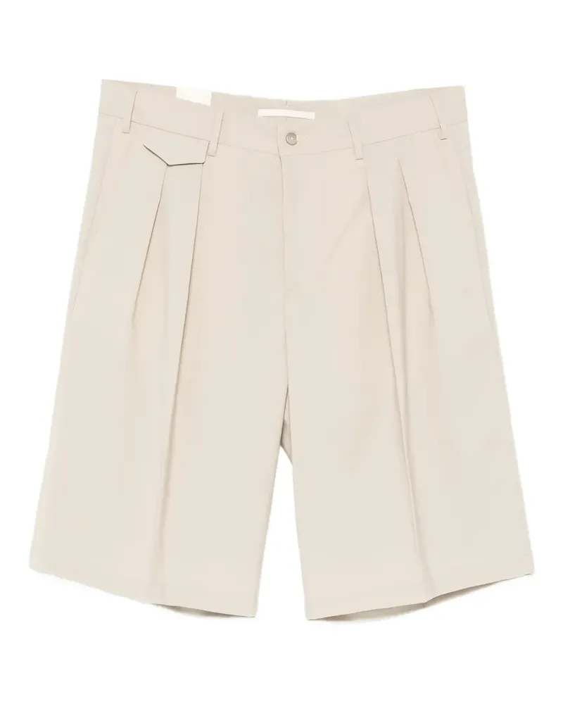 Briglia 1949 Bedfords pleated coin-pocket shorts - Grün Grün