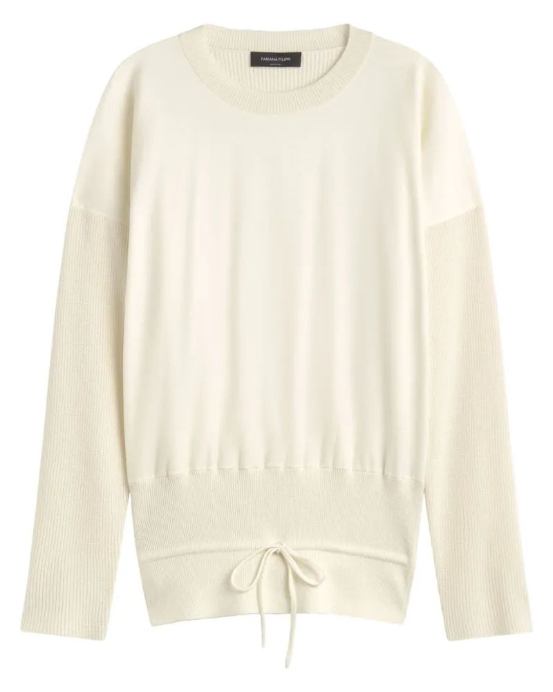 Fabiana Filippi Cropped-Pullover aus Flanell - Nude Nude