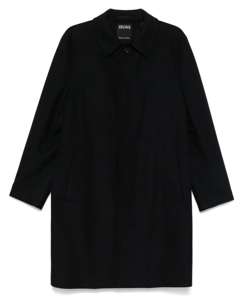 Ermenegildo Zegna Mantel mit Kellerfalte - Blau Blau