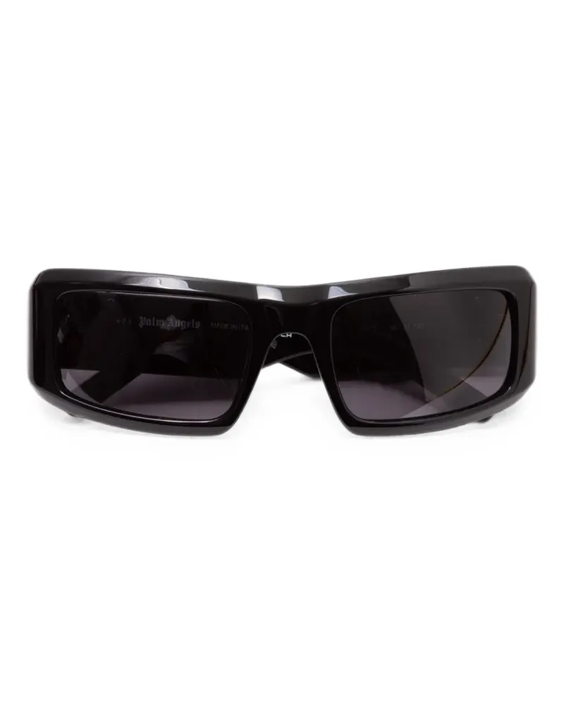 Palm Angels Kerman rectangle-frame sunglasses - Schwarz Schwarz