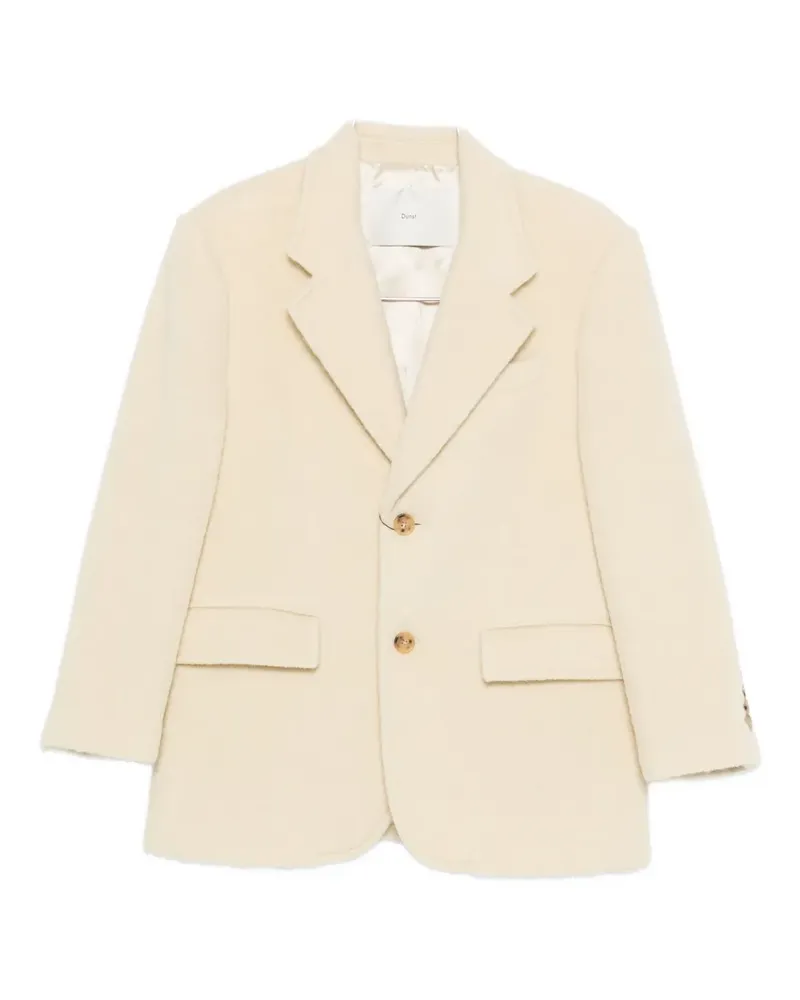 Dunst pocketed buttoned blazer - Nude Nude