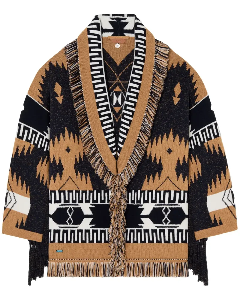Alanui African Vibes Cardigan - Braun Braun