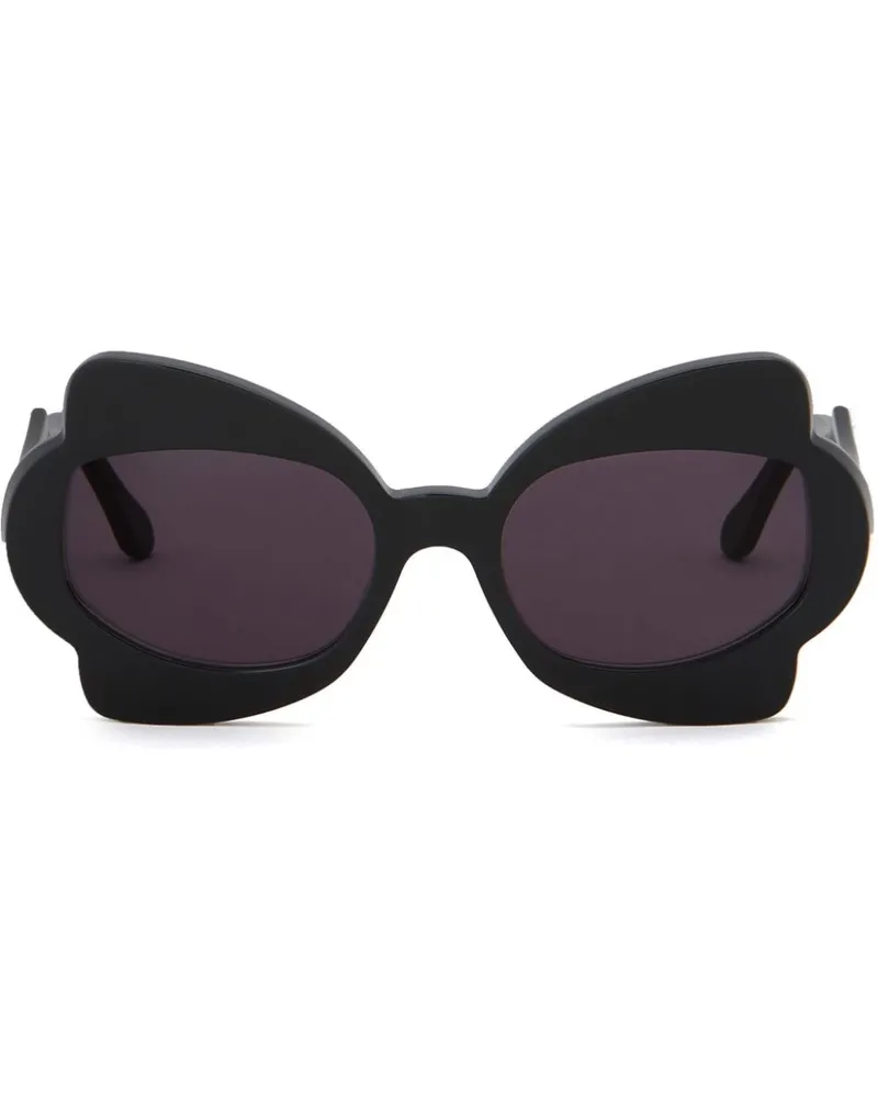 Marni Sonnenbrille mit Oversized-Gestell Schwarz