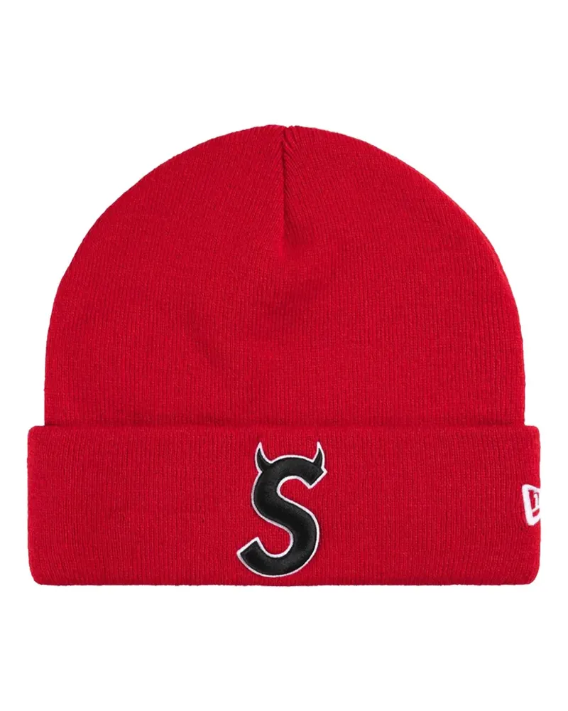 Supreme Being x New Era Beanie mit Logo-Stickerei - Rot Rot