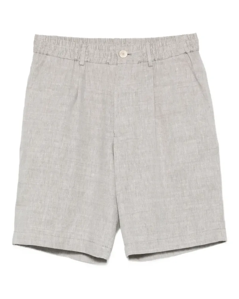 Brunello Cucinelli Shorts mit Fischgrätenmuster - Grau Grau