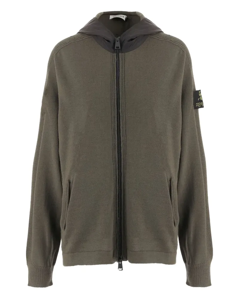 Premiata Kapuzenjacke mit Reißverschluss - Grün Grün